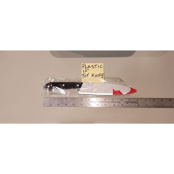 Michael Myers 12" Plastic Butcher Knife Halloween Cosplay Costume Prop - Picture 2 of 2